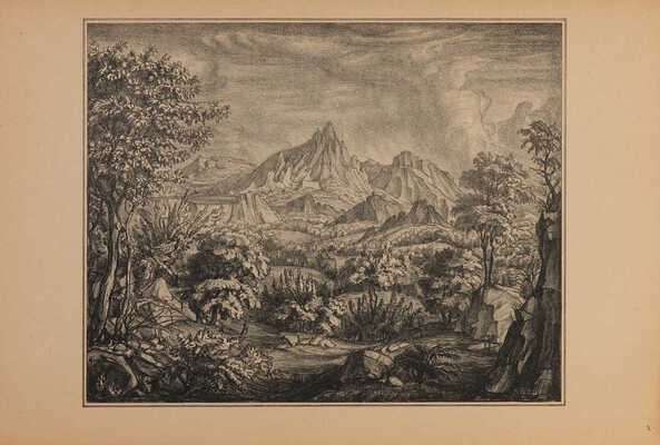 Богаевский Константин Фёдорович. Двадцать листов из альбома: Богаевский К. Ф. Автолитографии.